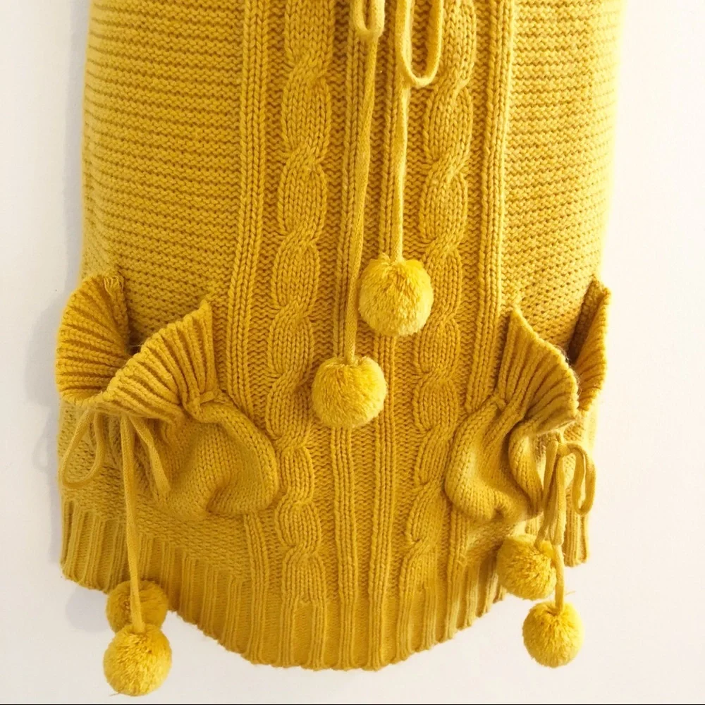 Aryeh mustard yellow sweater dress - Picture 5 of 8